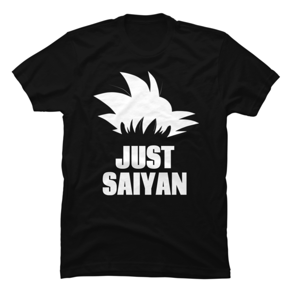 just saiyan tshirt